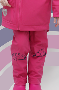 CLOUDS Girls Softshell Trousers (size 86 - 98)